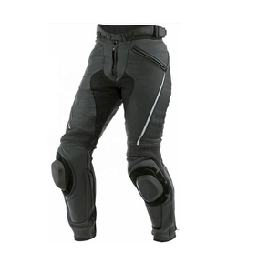 Pantalones de Motociclismo Unisex Negros con Amarillo Neón, Impresión por Transferencia de Calor, Transpirables, de Secado Rápido, Alta Calidad, 340g, para Todas las Estaciones - Product Image 1