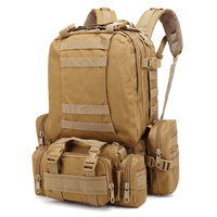 Sac à dos tactique personnalisé avec logo, sangle réglable, polyester imperméable, capacité de 25 L, pour activités de plein air, pêche, cyclisme, camping