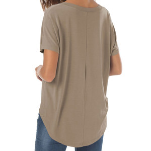 เสื้อยืดแขนสั้นผู้หญิง FLY FIT INTERNATIONAL ทรงเข้ารูป สีพื้น คุณภาพสูง แห้งเร็ว ผลิตจากผ้าสแปนเด็กซ์/ไนลอน - Product Image 6