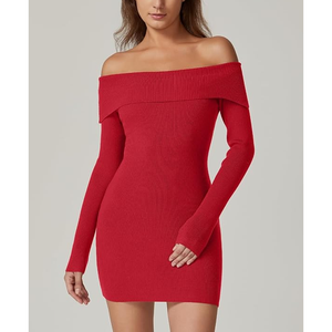 Robe de soirée élégante pour femme, robe de créateur personnalisée, col en V, manches longues, robe de soirée, robe de bal, robe de banquet - Product Image 4