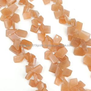 Piedras Preciosas Sueltas de Piedra Lunar Color Durazno, Forma Elegante, para Joyería, Piedra Lunar de Alta Calidad, Venta al Por Mayor - Product Image 6