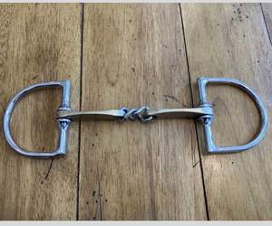 ปากเป่าแผ่นแบนสแตนเลส12มม. สำหรับนักขี่ม้าแบบตะวันตก - Product Image 3