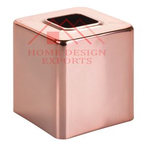 Nouvelle arrivée couverture de mouchoirs en métal moderne pour boîtes à mouchoirs pour décorations pour la maison meilleure vente boîte à mouchoirs pour décorations de mariage 2024 - Product Image 1