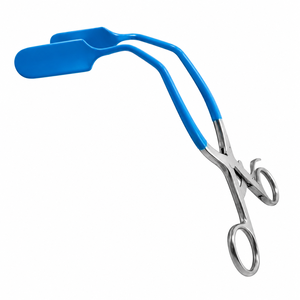 Retractor Vaginal Lateral de 8.25 Pulgadas con Recubrimiento Azul, Acero Inoxidable Alemán de Primera Calidad, Certificado CE, Instrumento de Ginecología - Product Image 1