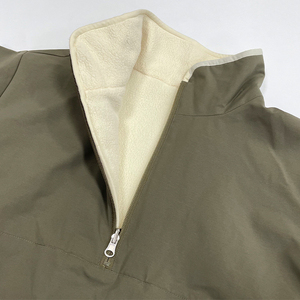 Wholesale Oversize High-Neck Half-Zip Fleece-Lined <b>Jackets</b> Custom Windproof Warm Outdoor Casual Men'<b>s</b> <b>Jacket</b> - Product Image 6