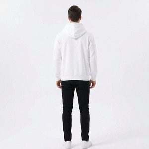 Custom Logo <b>Pink</b> Heart Graphic Hoodie White Heavyweight Streetwear <b>Sweatshirt</b> Wholesale Men Puff Print Pullover Drop Shoulder - Product Image 2