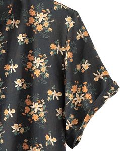 เสื้อเชิ้ตฮาวายชาย Aero Flora แขนสั้น ติดกระดุม ลายดอกไม้ สำหรับฤดูร้อน ชายหาด สวมใส่สบาย น้ำหนักเบา ระบายอากาศได้ดี - Product Image 4