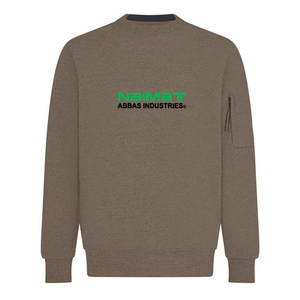 Flexible Stretch Blend <b>Gym</b> Workout Crewneck <b>Sweatshirt</b> Men Bodybuilding Training Breathable Functional Attire - Product Image 1