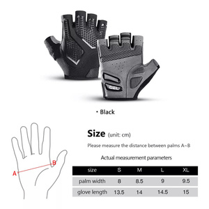 Gants de cyclisme de haute qualité, gants de vélo avec coussinets en gel, mitaines à demi-doigts, vêtements de sport, design personnalisé - Product Image 6