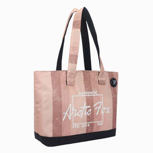 Bolso Tote Casual para Mujer Arctic Fox, de Cuero PU Rosa con Cierre de Cremallera, para Portátil - Product Image 6