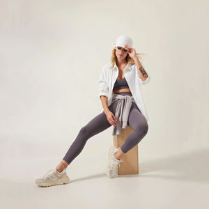 Conjuntos Deportivos de Yoga de Color Sólido para Mujer, Ropa Deportiva, Conjuntos de Yoga para Fitness, Trajes Deportivos, Sujetador Deportivo, Pantalones de Gimnasio - Product Image 3