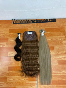 EXTENSIONES DE CABELLO PARA COLA DE CABALLO - Super Double Drawn - Cabello Remy Vietnamita Pre-Adherido - Product Image 1