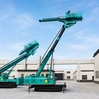 Machine de forage hydraulique sur chenilles robuste pour la stabilisation des pentes minières