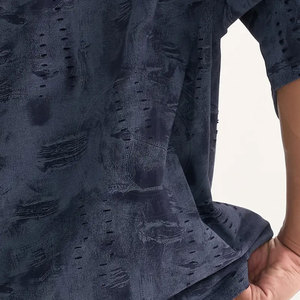 เสื้อยืดโอเวอร์ไซส์ผู้ชาย ผ้าฝ้าย 100% สวมใส่สบายทุกวัน เนื้อผ้านุ่ม เสื้อยืดโอเวอร์ไซส์ผู้ชาย ชุดลำลอง - Product Image 5