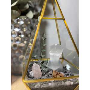 Hot Selling Reasonable Price <b>Clear</b> Glass Modern Luxury Black Terrarium With Brass Border New Arrival Terrarium for Home Decorate - Product Image 4