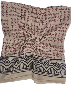 Hand Block Print Cotton <b>Sarong</b> Boho beach Cover Up 100% Soft Cotton Printed <b>Sarong</b> for Beach Resort Wear Wholesale Manufacturer - Product Image 3