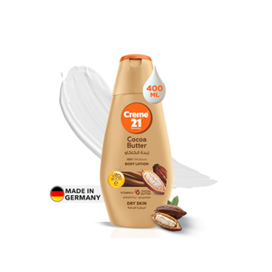 Crème hydratante pour le corps au beurre de cacao 21, 400 ml, pour les soins des peaux sèches et une finition lisse - Product Image 1
