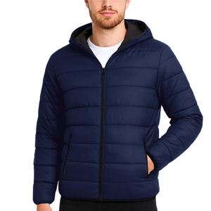 Chaqueta acolchada con logotipo personalizado al por mayor para hombre, fabricación profesional, ropa de otoño e invierno, chaquetas acolchadas para hombre - Product Image 1