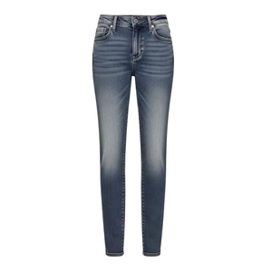 Jeans de Mezclilla Lavada para Hombre, Mezcla de Algodón y Spandex, Ajuste Elástico, Tela Resistente, Cómodos, Ropa Casual, Pantalones de Mezclilla a la Moda - Product Image 2