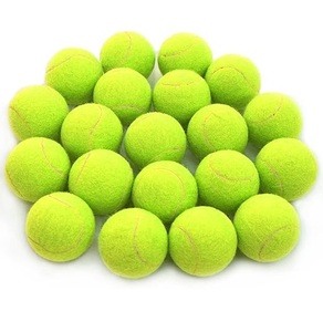 Balles de tennis personnalisées en caoutchouc souple pour animaux de compagnie, entraînement sportif, tournoi de badminton, balles de tennis pressurisées à rebond élevé - Product Image 5