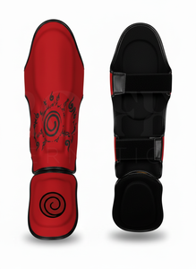 Nouvelles protections de tibia personnalisées 2026 avec motif imprimé pour le kickboxing, le Muay Thai, le karaté, le MMA, le Taekwondo – Protège-tibias d'entraînement avec logo personnalisé - Product Image 4