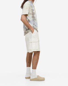 Pantalones Cortos de Mezclilla para Hombre, Diseño Nuevo, Doble Tono de Color, Cuatro Bolsillos, Cierre de Cremallera, Corte Holgado, Hechos a Medida - Product Image 5