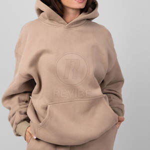 Chándal Informal de Dos Piezas con Capucha para Mujer, Diseño Personalizado con Logotipo, 100% Algodón, Último Diseño - Product Image 2