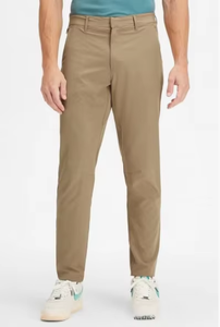 Men's Cotton Cargo Pants <b>Elastic</b> Waist Multiple Pockets Workwear Style Autumn Breathable Midweight Canvas <b>Trousers</b> - Product Image 2
