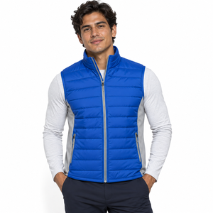 Chaleco Híbrido Aislado para Hombre con Relleno Cálido, Construcción Flexible y Material Duradero para Actividades al Aire Libre y Cotidianas - Product Image 1