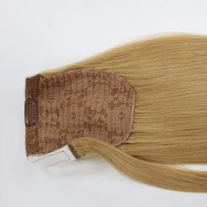 Cola de caballo cabello humano vietnamita recto doble dibujado extensiones de cabello al por mayor sin enredos de desprendimiento - Product Image 6