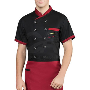 Chaqueta de Chef Personalizada para la Industria Hotelera con Paneles de Malla Transpirable, Chaqueta de Chef Lavable Industrialmente - Product Image 5
