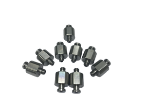 Tuercas de Acoplamiento Hexagonales de Acero Inoxidable, Extremos Roscados de 6 mm, Componentes de Hardware Industrial Mecanizados con Precisión - Product Image 1
