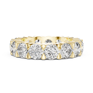 Yellow Gold Plated Moissanite <b>Diamond</b> <b>Ring</b> - Product Image 1