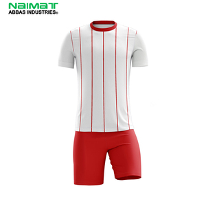 Proveedor de Uniformes de Fútbol Sublimados de Primera Calidad, Fábrica de Ropa Deportiva Personalizada con Rayas para Equipos, Ropa Deportiva al por Mayor - Product Image 1