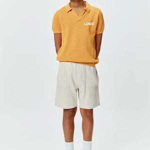 Custom Devon <b>Bubble</b> Stitch Knit Fabric Polo Shirt With Logo For <b>Kids</b> Primary School Uniform - Product Image 3