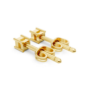 Vierzackige Fassung, zeitlose Ohrringe aus Gelbgold, brillante Diamant-Ohrstecker im Princess-Schliff. Großhandel mit Schmuck für Damen - Product Image 5