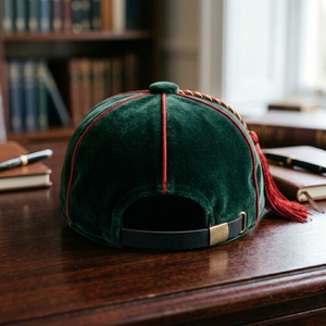 Casquette de sport 5 panneaux personnalisée avec logo, qualité supérieure, style respirant et imperméable, franges dorées, unisexe, pour la pêche et les voyages - Product Image 4