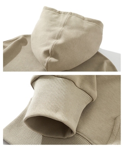 Personalized Pullover 100% Cotton French Terry <b>Hoodie</b> High Quality <b>Plain</b> <b>Hoodies</b> Custom Design - Product Image 2
