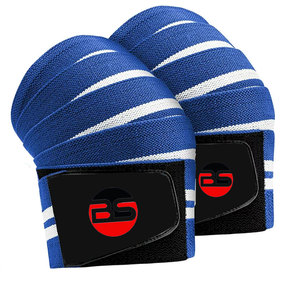 Custom Made High Quality Gym Fitness Weightlifting <b>Knee</b> Wraps Durable Lightweight <b>Knee</b> Wraps Made In Pakistan - Product Image 1
