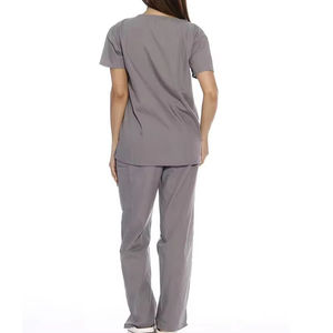 Wholesale 100% Cotton Breathable Best Quality Female Nursing Uniform <b>Sets</b> Medical Scrub Hospital Uniforms for Nurses and <b>Doctors</b> - Product Image 4