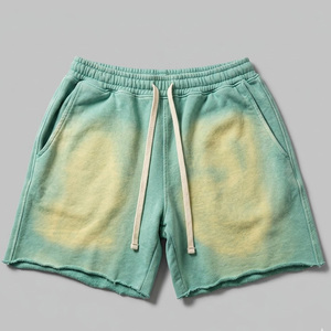 Shorts en coton lavé personnalisés pour hommes, shorts décontractés pour hommes, livraison rapide, solution de production OEM - Product Image 4