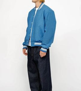 Logotipo personalizado Chenille bordado Universidad béisbol Letterman chaquetas hombres personalizado más tamaño lana Varsity chaqueta - Product Image 3