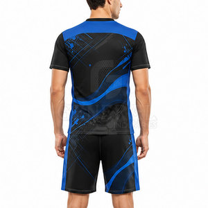 Conjunto de Uniforme de Fútbol para Hombre, Transpirable y Ligero, Camiseta y Pantalones Cortos de Poliéster para Partidos Competitivos y Prácticas Diarias - Product Image 4