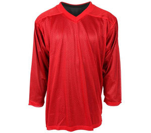 Nouveau design, maillots de hockey sur glace personnalisés imprimés par transfert thermique avec broderie, logo imprimé grande taille, 100% polyester pour adultes - Product Image 5