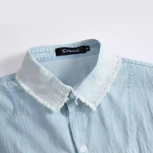 Plus Size <b>Jacket</b> Jeans <b>Men</b> Sleeveless Stylish Wholesale Casual Slim Fit <b>Light</b> Blue Ripped <b>Jackets</b> for <b>Men</b> - Product Image 4