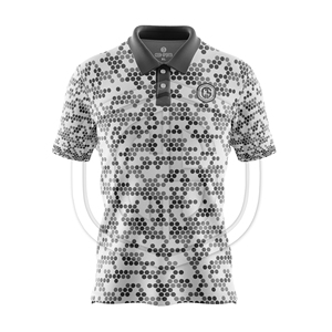 Chemise polo pour homme à manches courtes et col à revers, assortie de couleurs, idéale pour les sports de plein air comme le golf, chemise polo élégante - Product Image 2