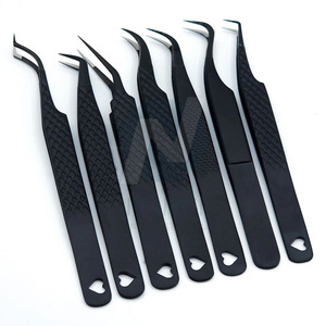 Pince à épiler pour cils Nomzi International de haute qualité, durable, en acier inoxydable de précision, avec une prise parfaite et une pointe lisse, 12,5 cm, haut de gamme - Product Image 4