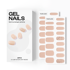 Uñas de Gel Semipermanentes Coreanas 100% de Calidad Profesional, Adhesivos para Uñas de Gel, Veganos, Libres de Crueldad Animal, No Tóxicos, Manicura 28 - Product Image 1