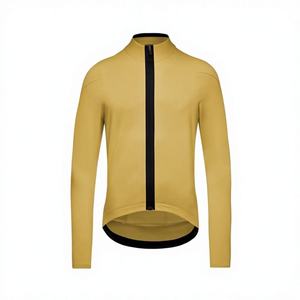 Maillot de cyclisme WARPRO INDUSTRY en latex noir à manches longues, séchage rapide, avec fermeture éclair intégrale et empiècements en mesh, 220g, logo personnalisé, unisexe - Product Image 4