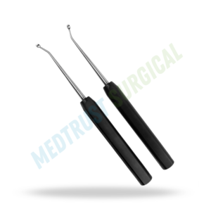 Curetas Angulares Laterales de 15 Pulgadas de Longitud Total y 9 Pulgadas de Mango, Instrumento Quirúrgico de Neurocirugía, Cureta Ósea para Cirugía de Columna Vertebral - Product Image 4